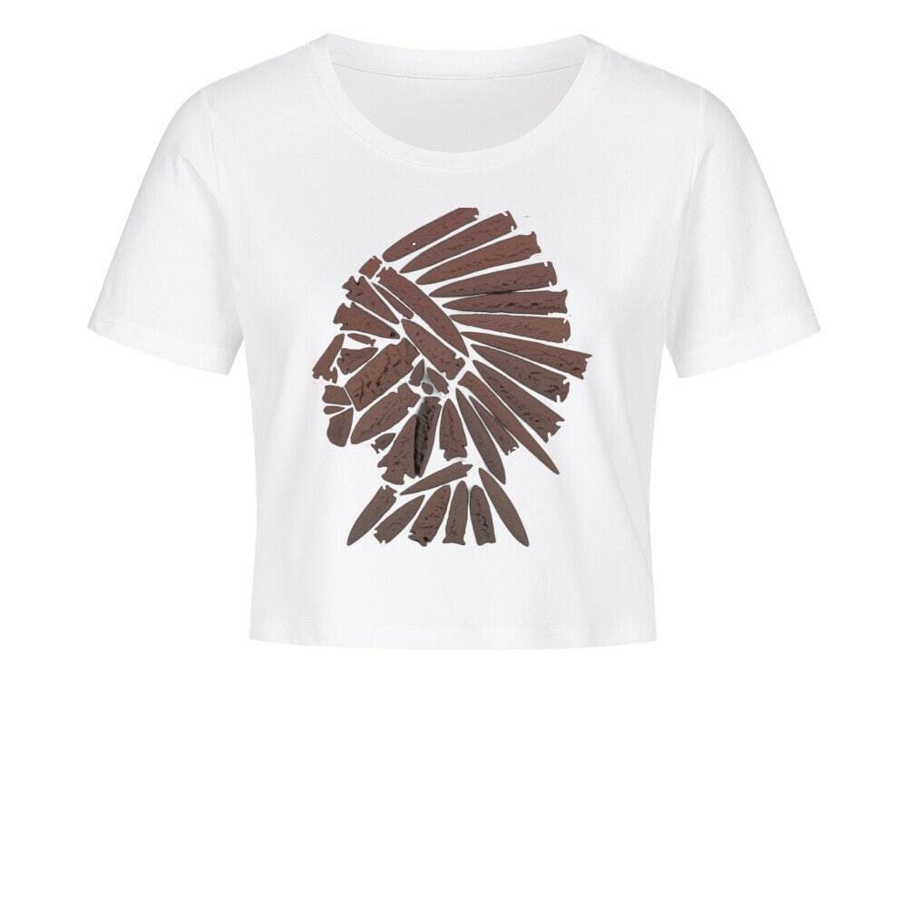 Ladies Cropped Tee - SNOODBANGER customs
