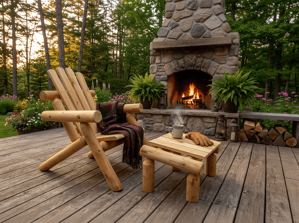 Log Wooden Deck Chair - SNOODBANGER customs