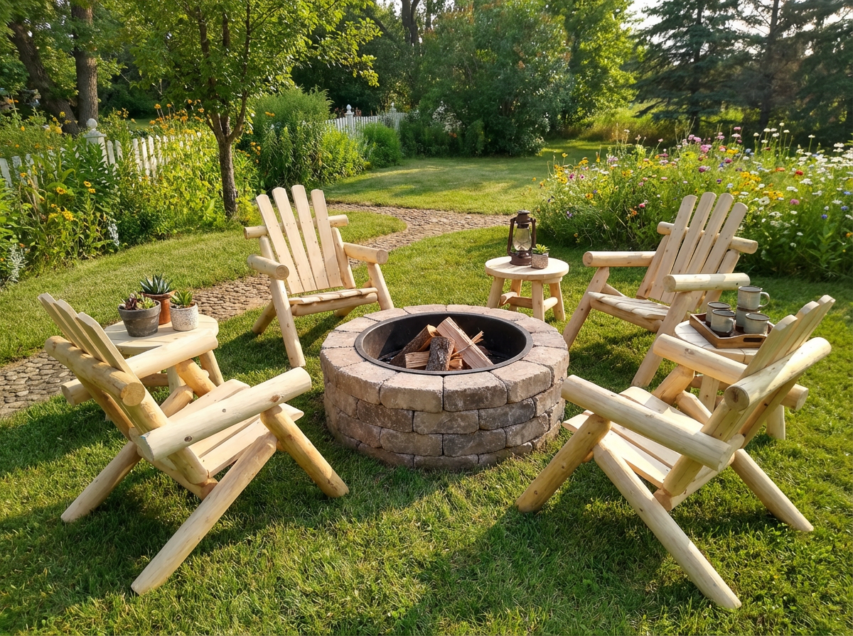 Log Wooden Deck Chair - SNOODBANGER customs