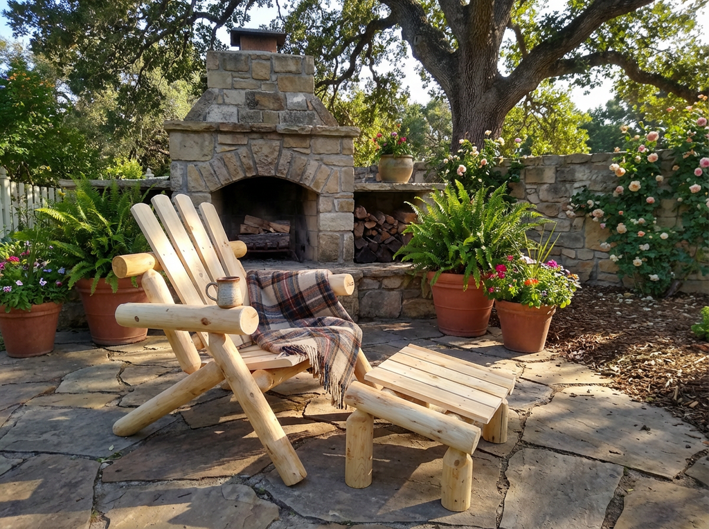 Log Wooden Deck Chair - SNOODBANGER customs