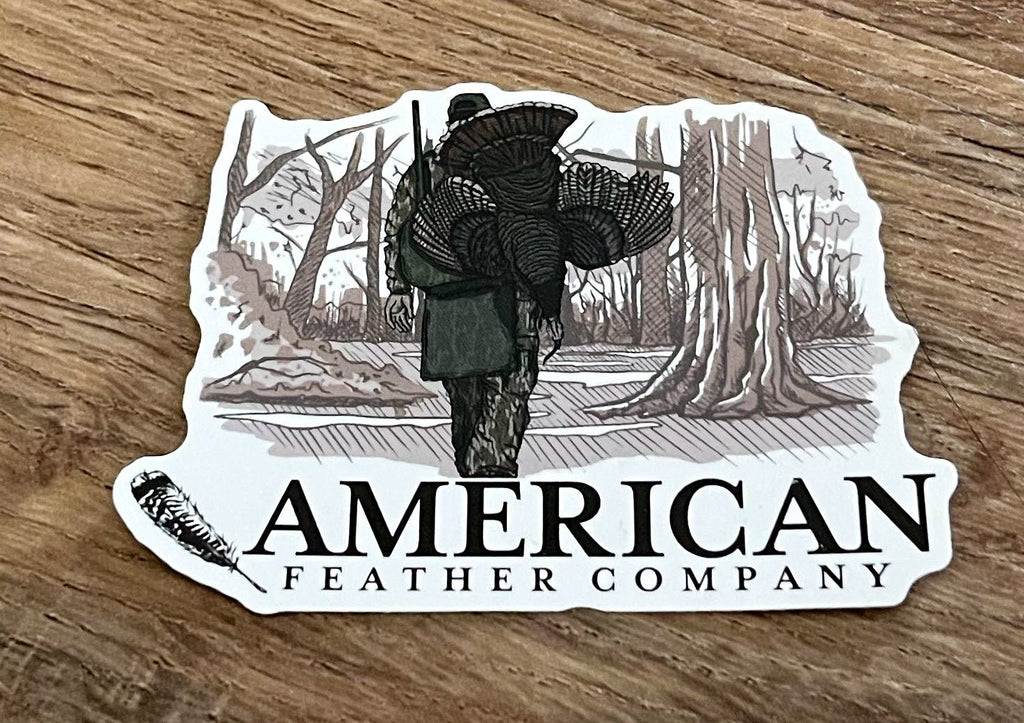 Long Beard Walk Out Sticker - SNOODBANGER customs