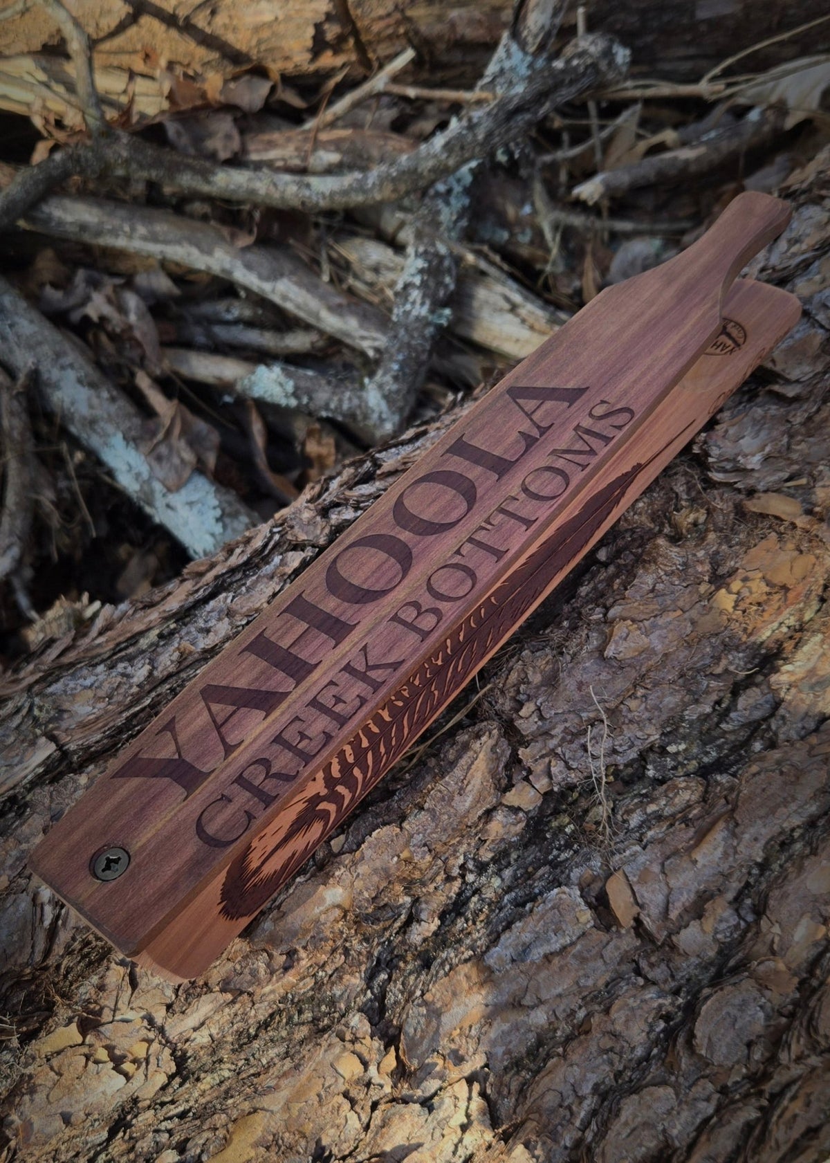 Long Box Call cedar sides Cedar Paddle dugout - SNOODBANGER customs