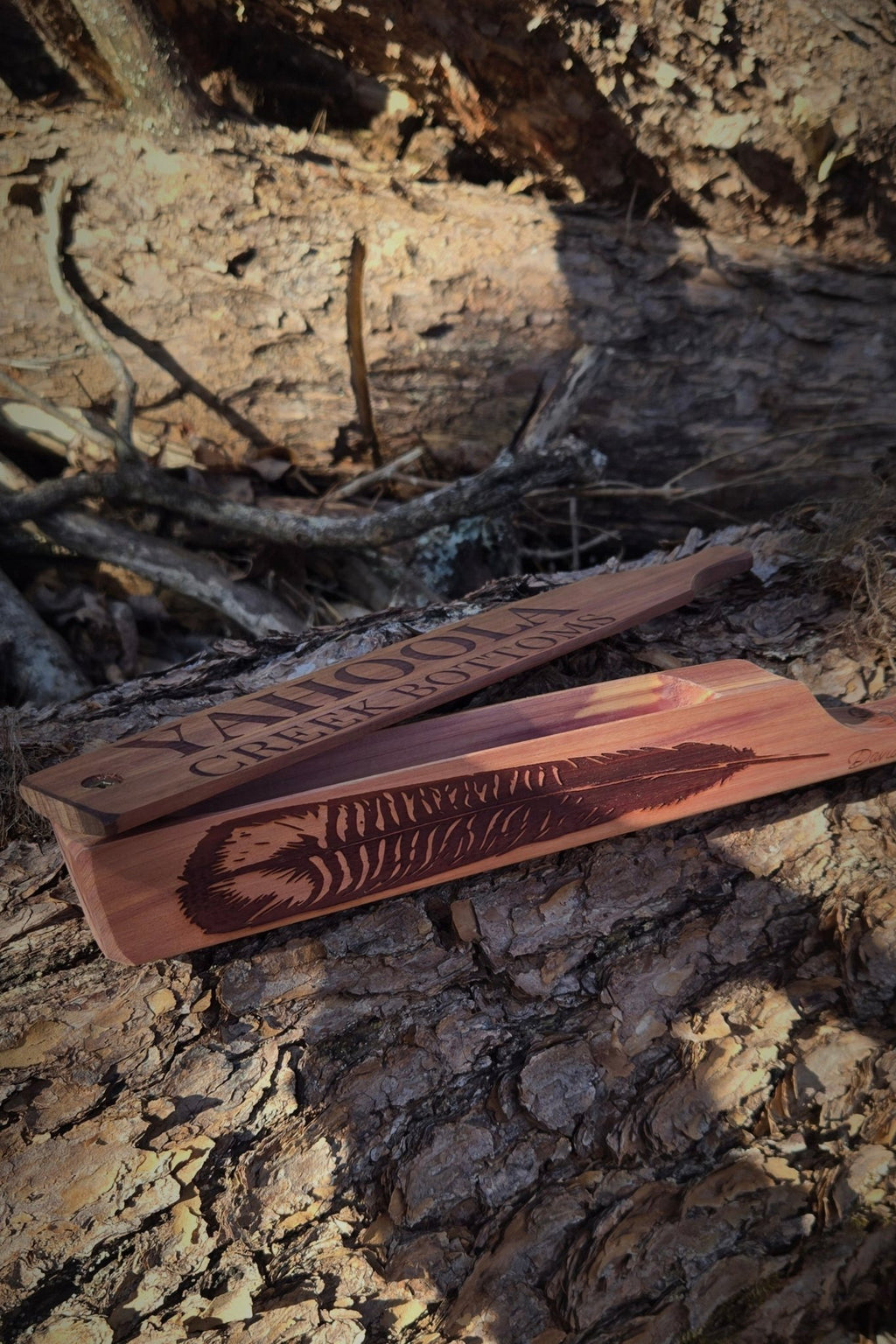 Long Box Call cedar sides Cedar Paddle dugout - SNOODBANGER customs