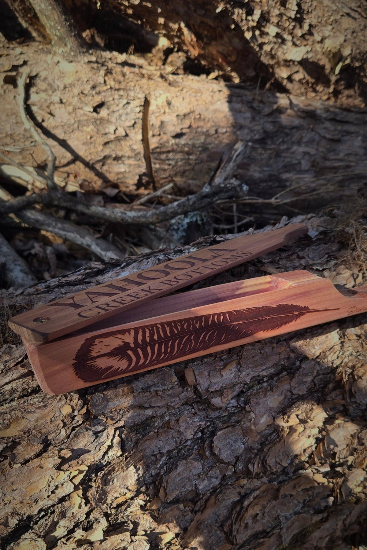 Long Box Call cedar sides Cedar Paddle dugout - SNOODBANGER customs