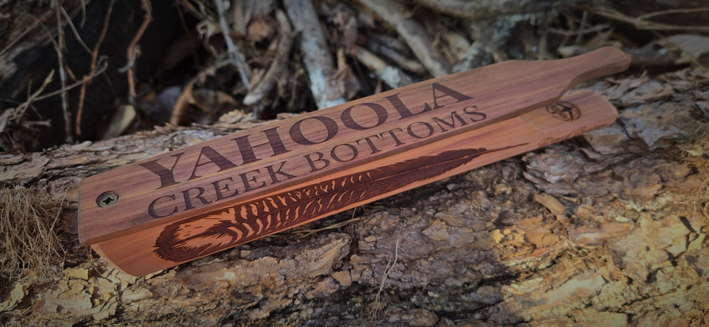 Long Box Call cedar sides Cedar Paddle dugout - SNOODBANGER customs