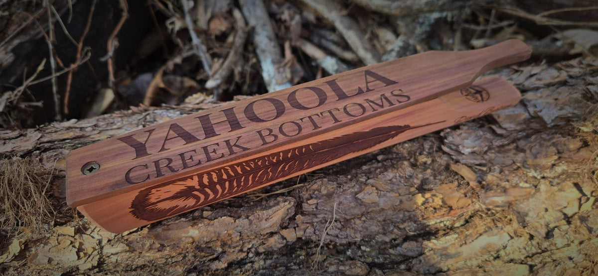Long Box Call cedar sides Cedar Paddle dugout - SNOODBANGER customs
