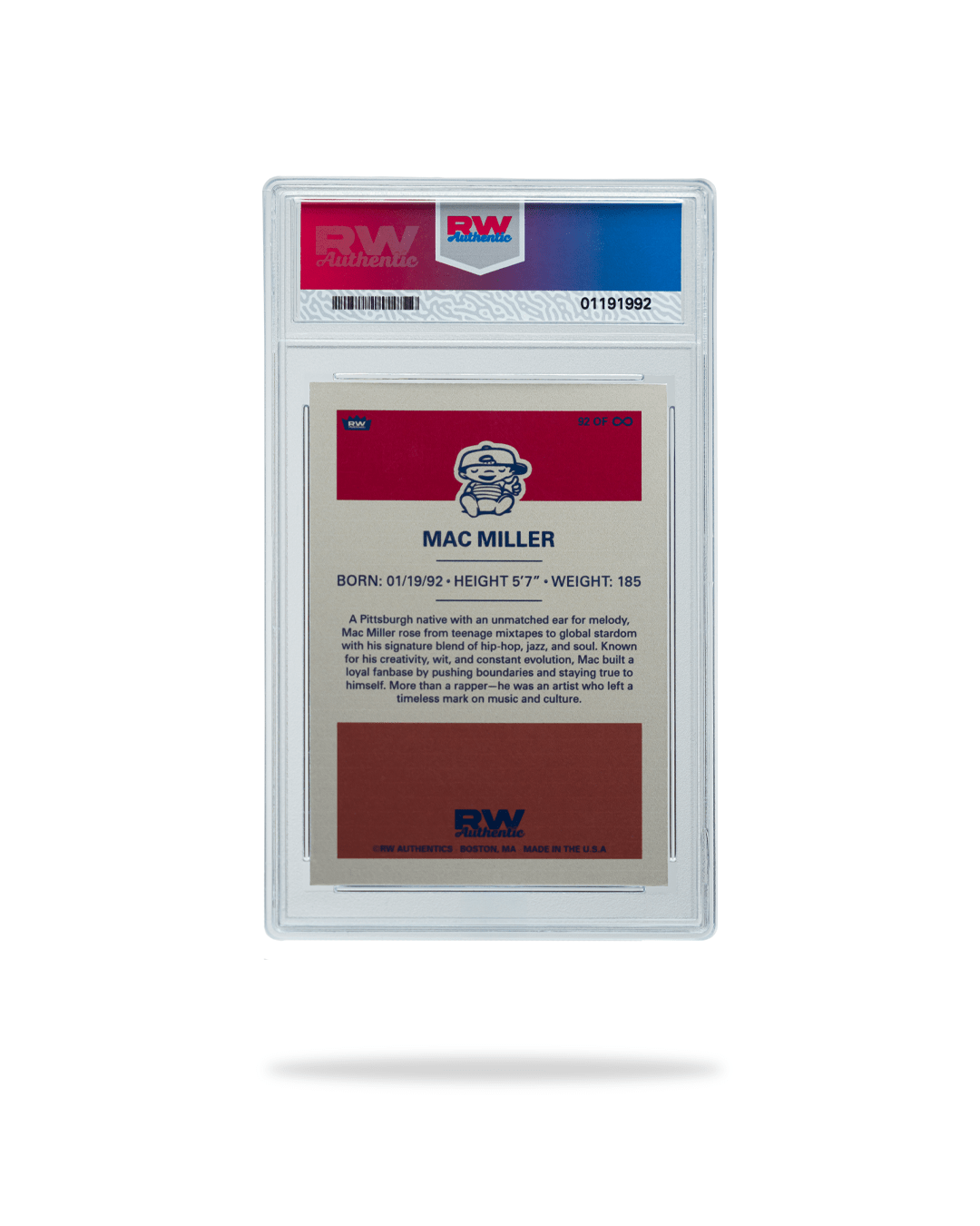 Mac Miller - 1996 Fleer - SNOODBANGER customs