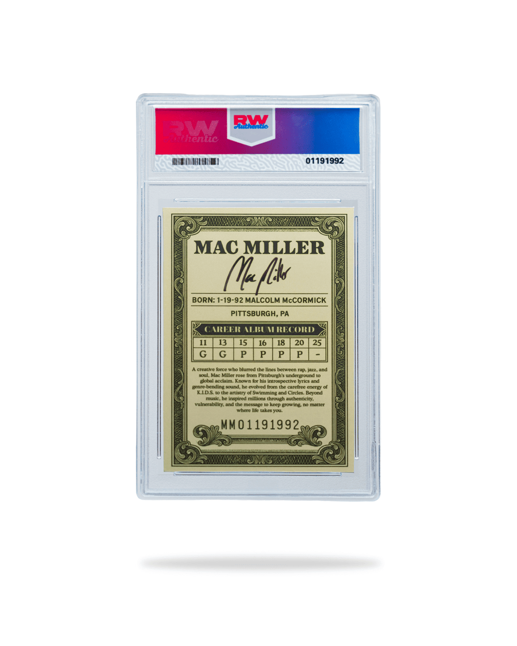 Mac Miller - Bank Vault Series - SNOODBANGER customs