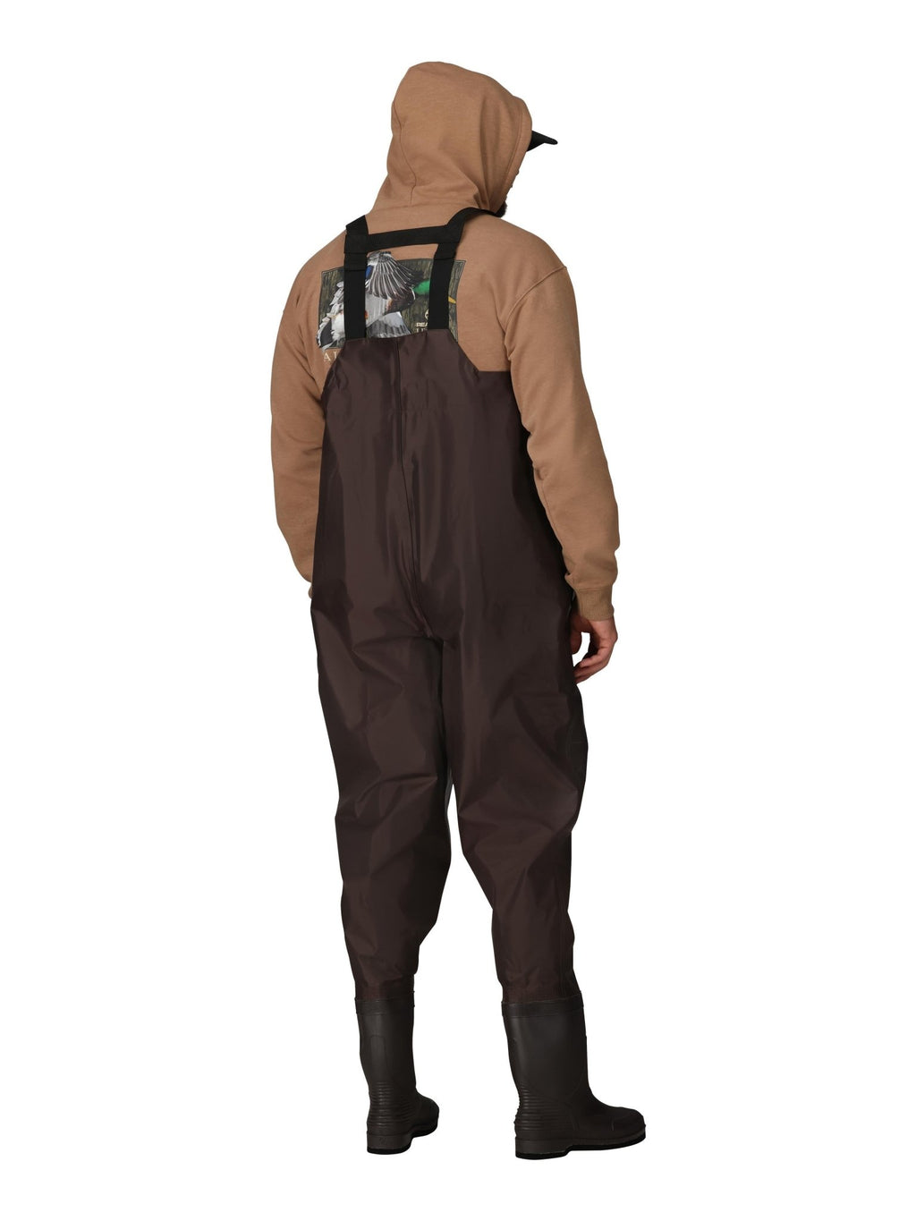 Men's Rana II PVC Felt Chest Wader | Brown - SNOODBANGER customs