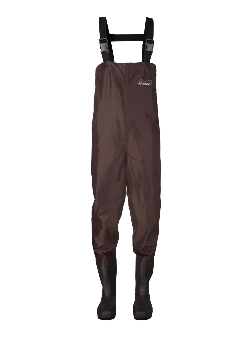 Men's Rana II PVC Felt Chest Wader | Brown - SNOODBANGER customs