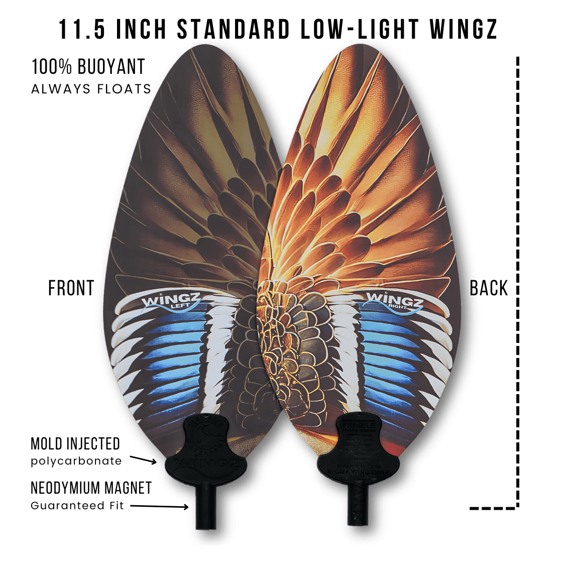 Mojo Elite Series Standard Replacement Wings - SNOODBANGER customs