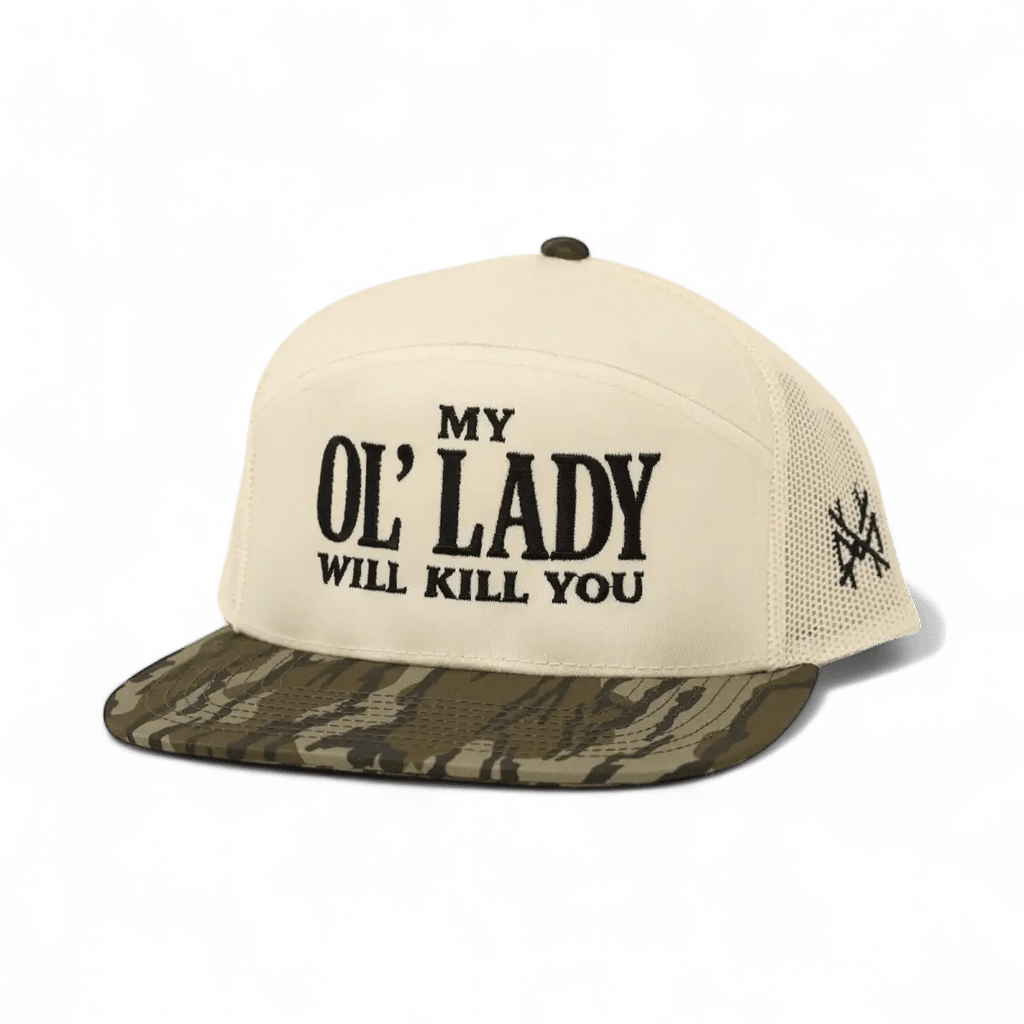 My Ol Lady Will Kill You Snapback Hat - SNOODBANGER customs