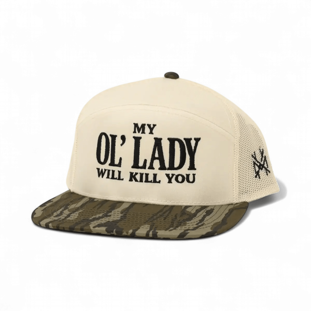 My Ol Lady Will Kill You Snapback Hat - SNOODBANGER customs
