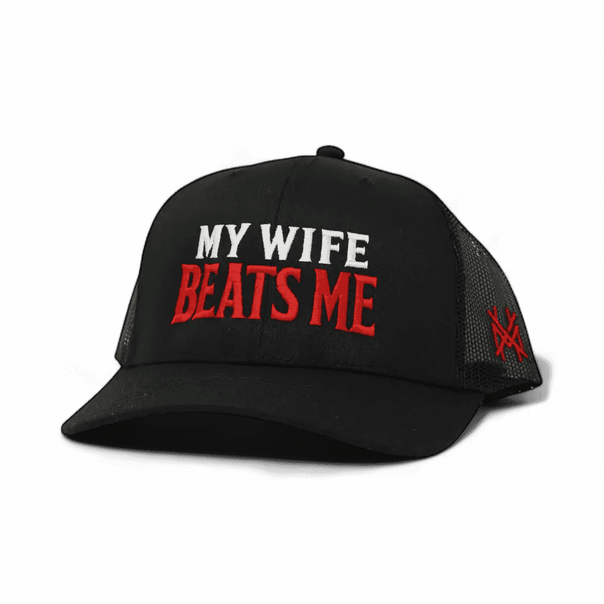 My Wife Beats Me Snapback Hat - SNOODBANGER customs