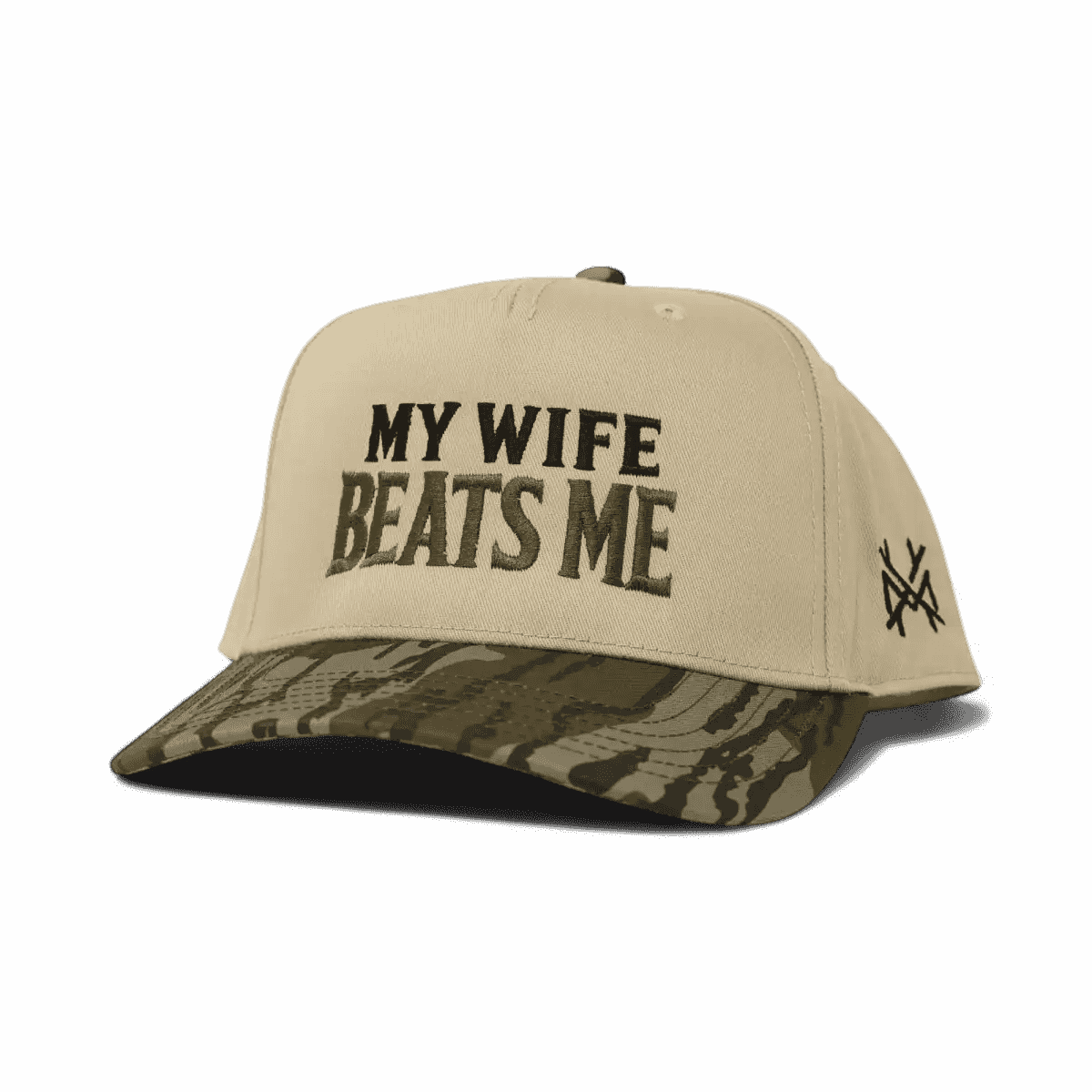 My Wife Beats Me Snapback Hat - SNOODBANGER customs