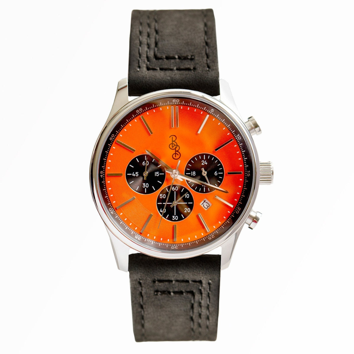 Orange and Black Chronograph - SNOODBANGER customs