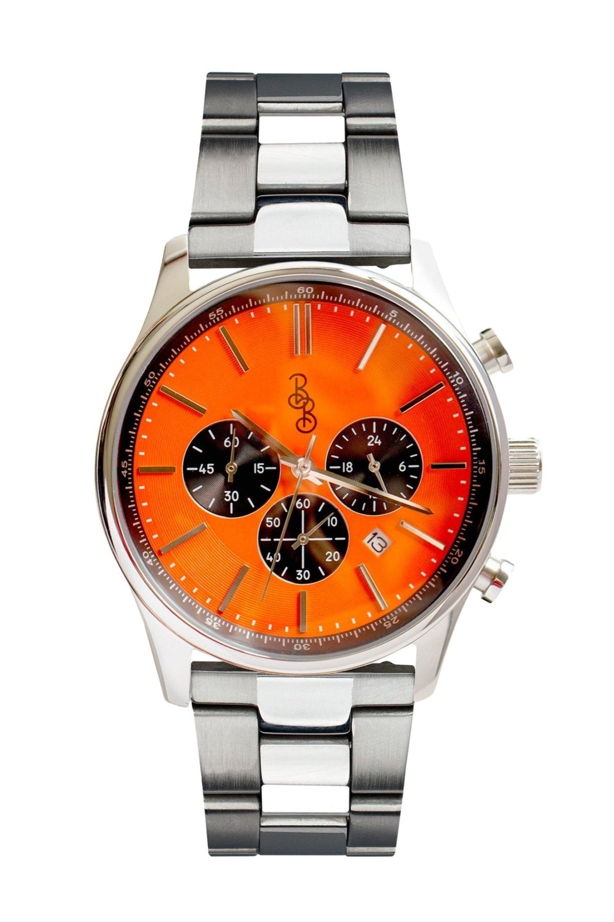 Orange and Black Chronograph - SNOODBANGER customs