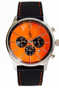 Orange and Black Chronograph - SNOODBANGER customs