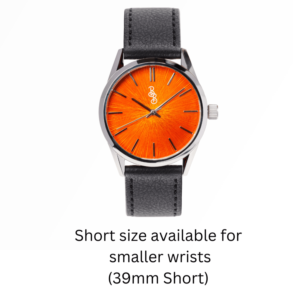 Orange Sunburst Watch - SNOODBANGER customs