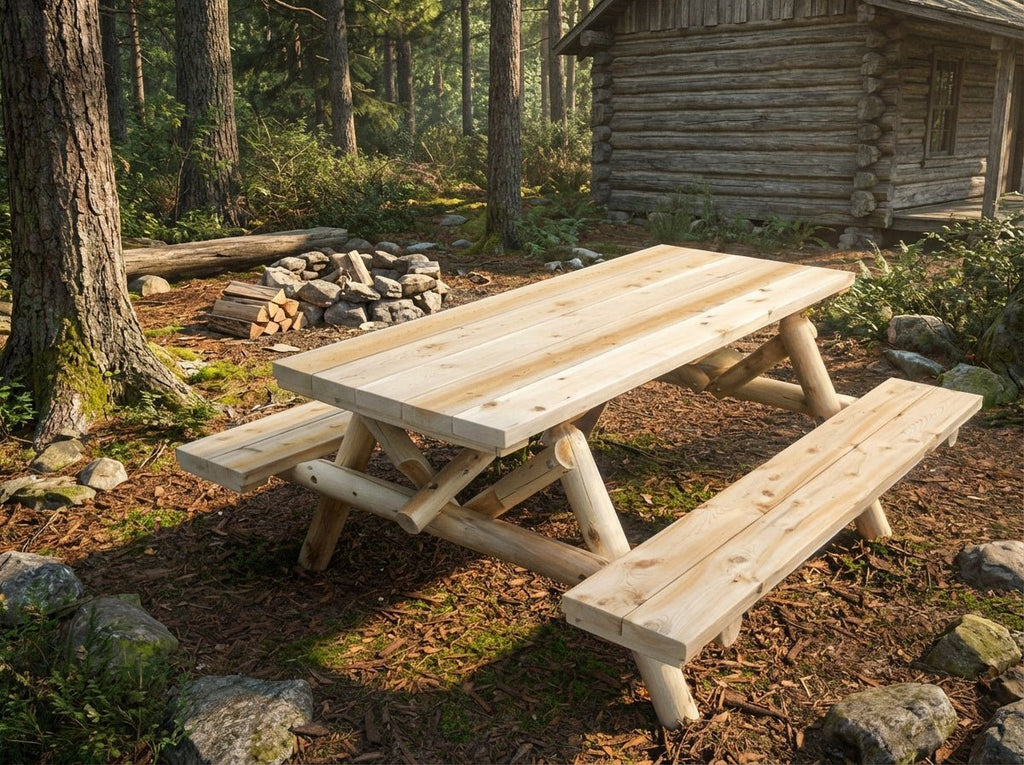 Outdoor Farmhouse Dining Table - SNOODBANGER customs