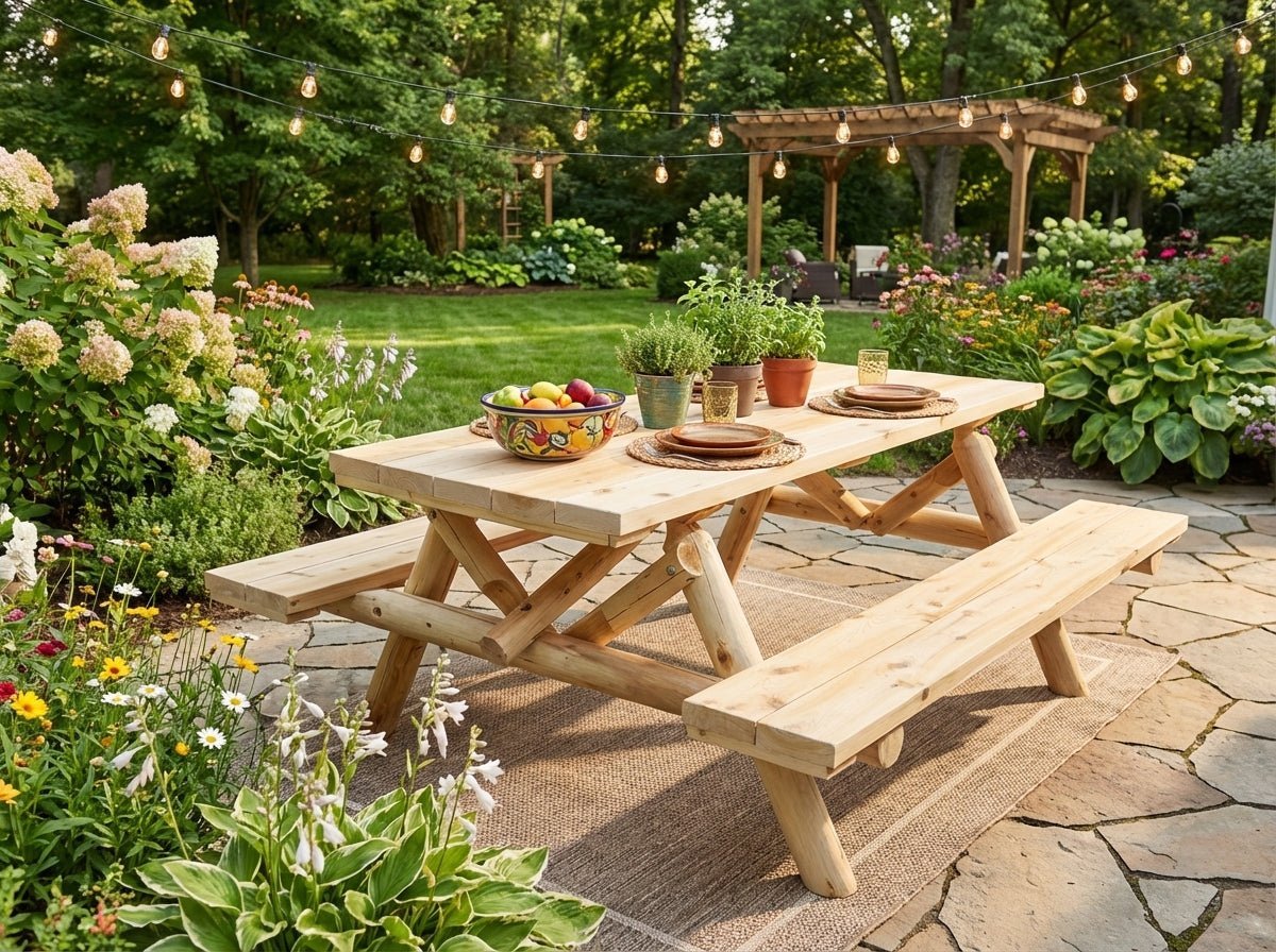 Outdoor Farmhouse Dining Table - SNOODBANGER customs