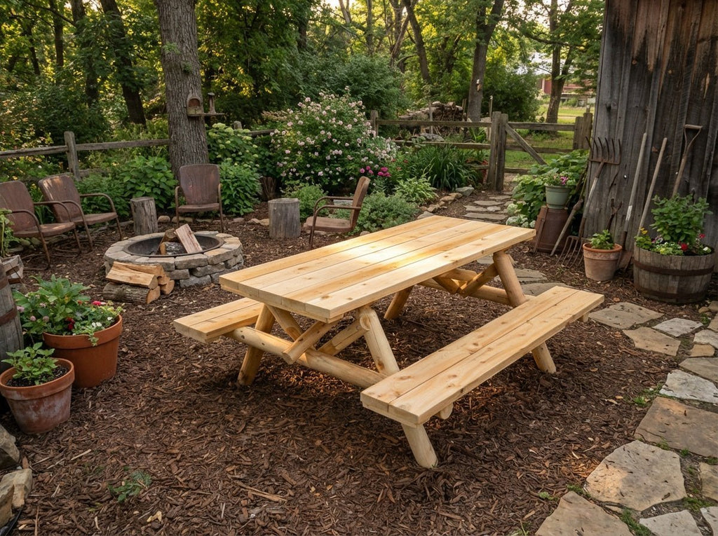 Outdoor Farmhouse Dining Table - SNOODBANGER customs