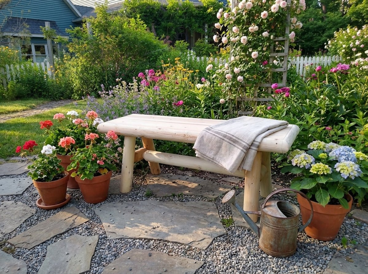 Outdoor Farmhouse Entryway Bench - SNOODBANGER customs