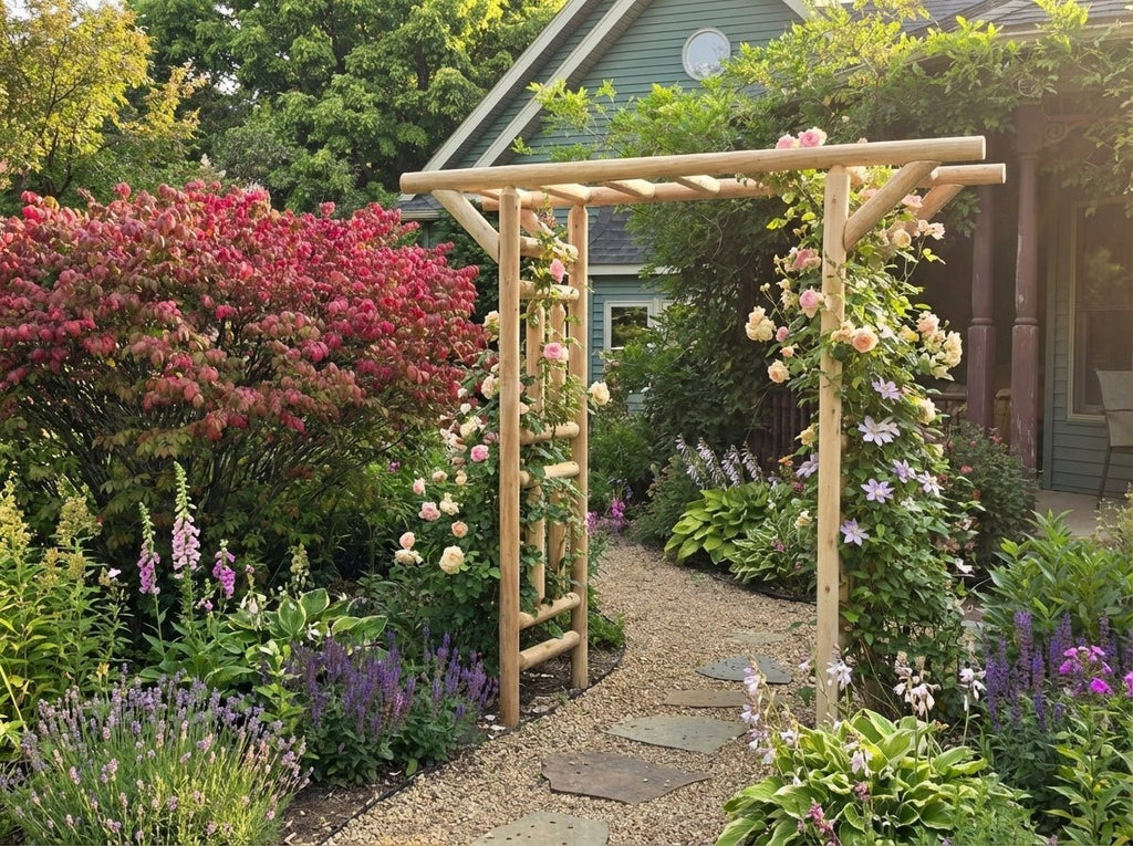 Outdoor Wooden Arbor - SNOODBANGER customs