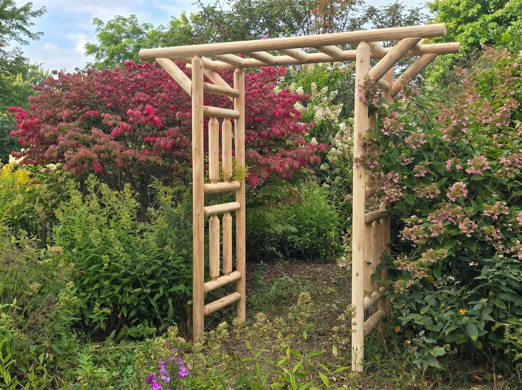 Outdoor Wooden Arbor - SNOODBANGER customs