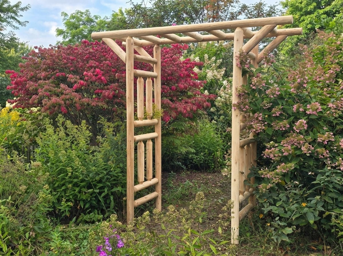 Outdoor Wooden Arbor - SNOODBANGER customs