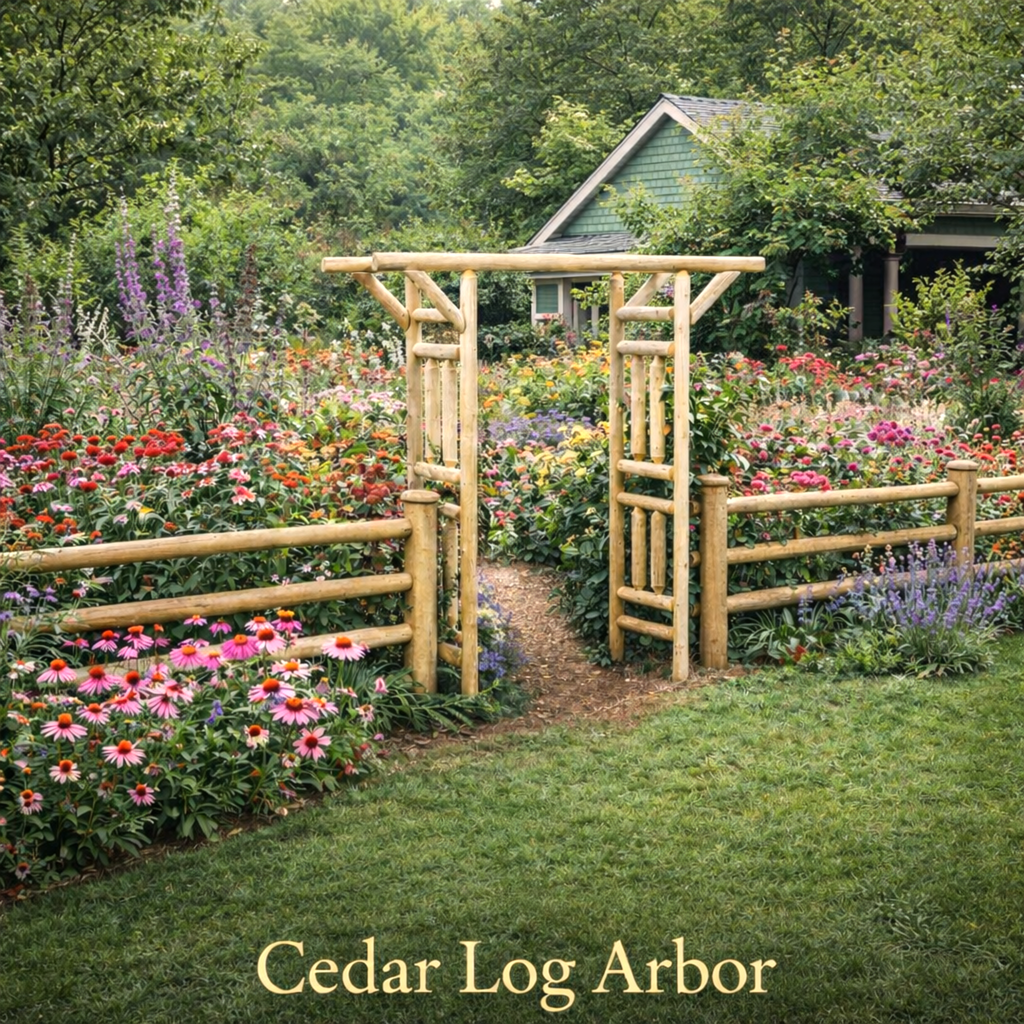 Outdoor Wooden Arbor - SNOODBANGER customs
