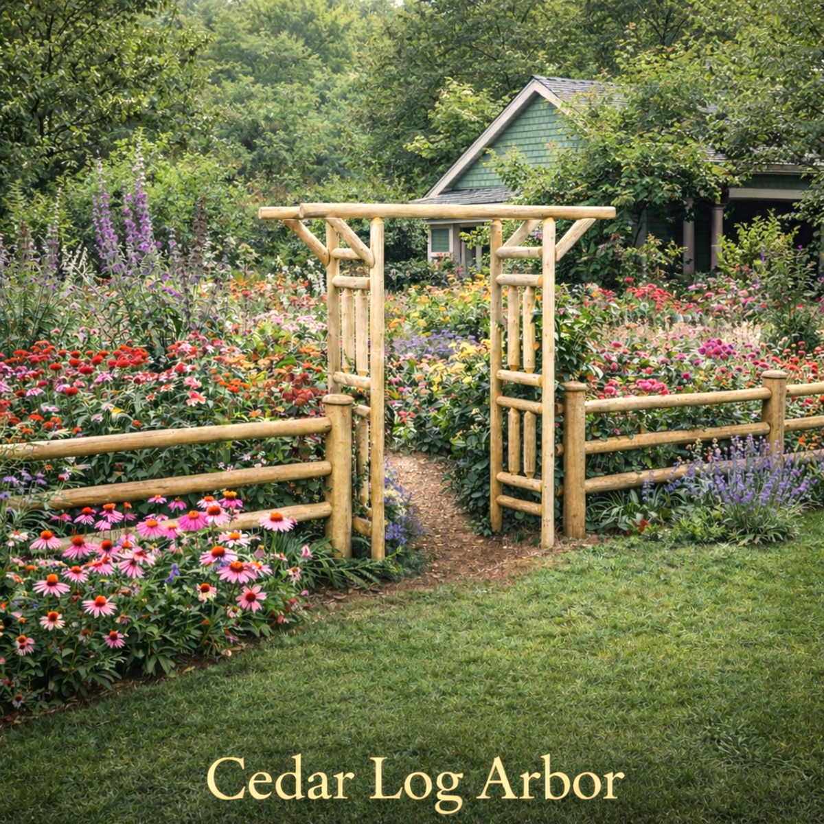 Outdoor Wooden Arbor - SNOODBANGER customs