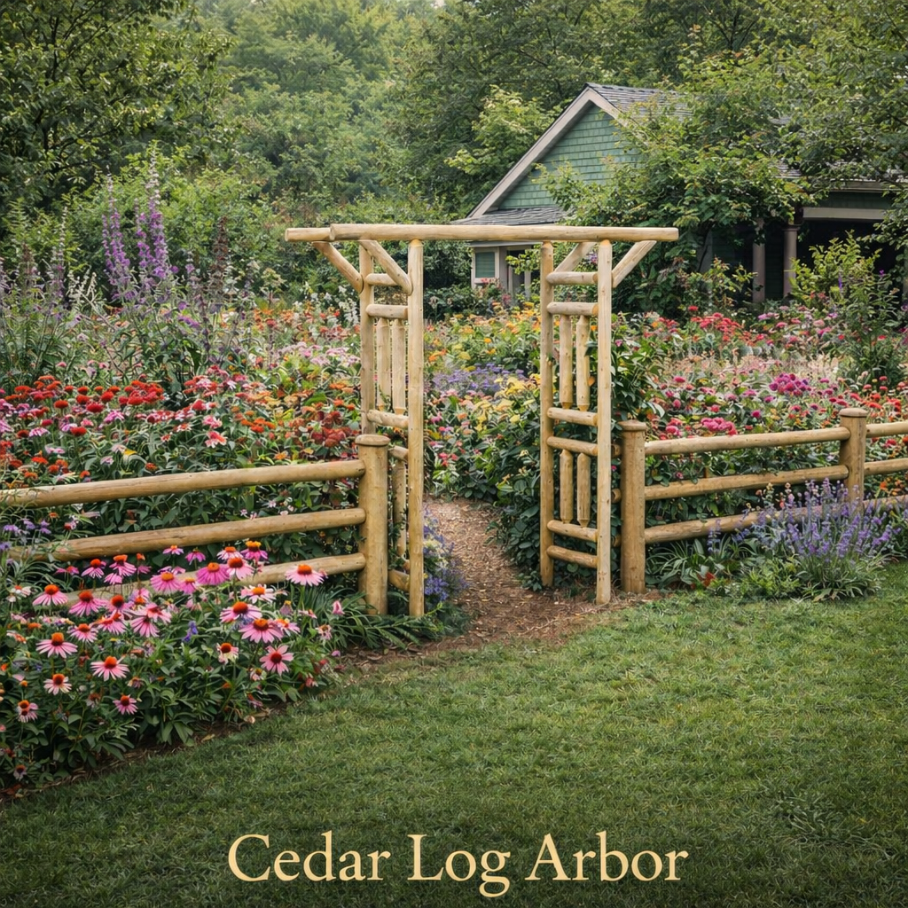 Outdoor Wooden Arbor - SNOODBANGER customs