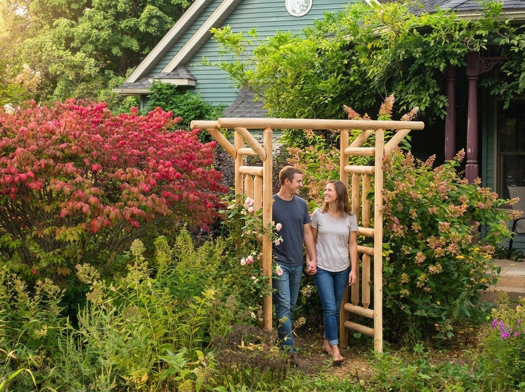 Outdoor Wooden Arbor - SNOODBANGER customs