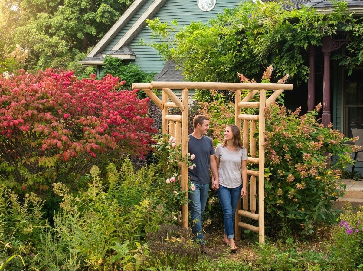 Outdoor Wooden Arbor - SNOODBANGER customs