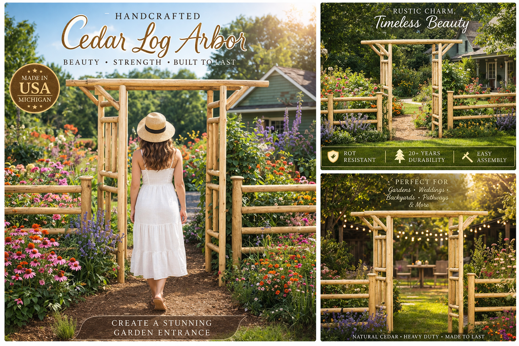 Outdoor Wooden Arbor - SNOODBANGER customs