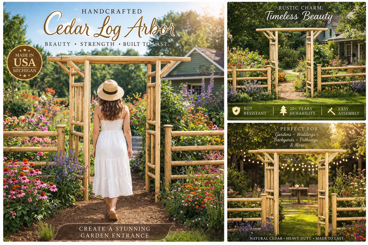 Outdoor Wooden Arbor - SNOODBANGER customs