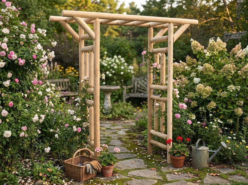 Outdoor Wooden Arbor - SNOODBANGER customs