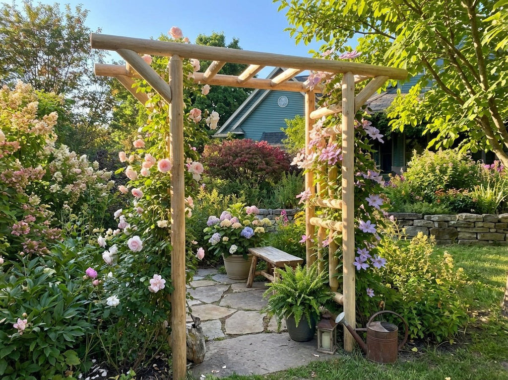 Outdoor Wooden Arbor - SNOODBANGER customs