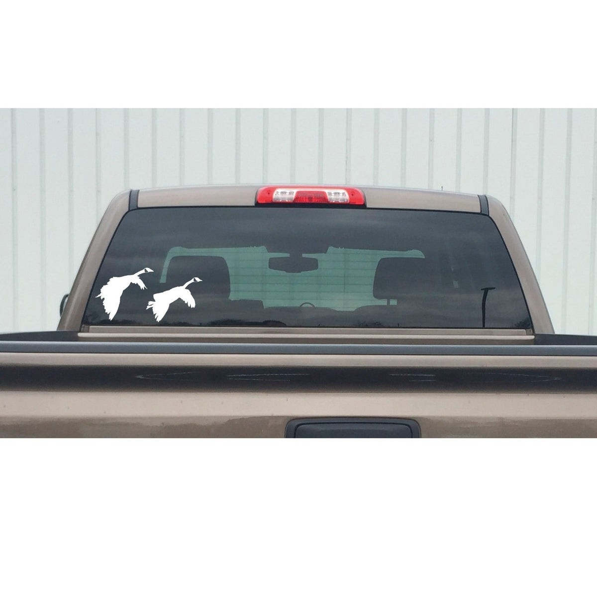 Pair of Geese Gliding In Hunting Decal - Geese Gliding In Hunting Sticker - 2019 - SNOODBANGER customs
