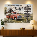 Personalized Family Farmhouse Old Truck Wall Art - SNOODBANGER customs
