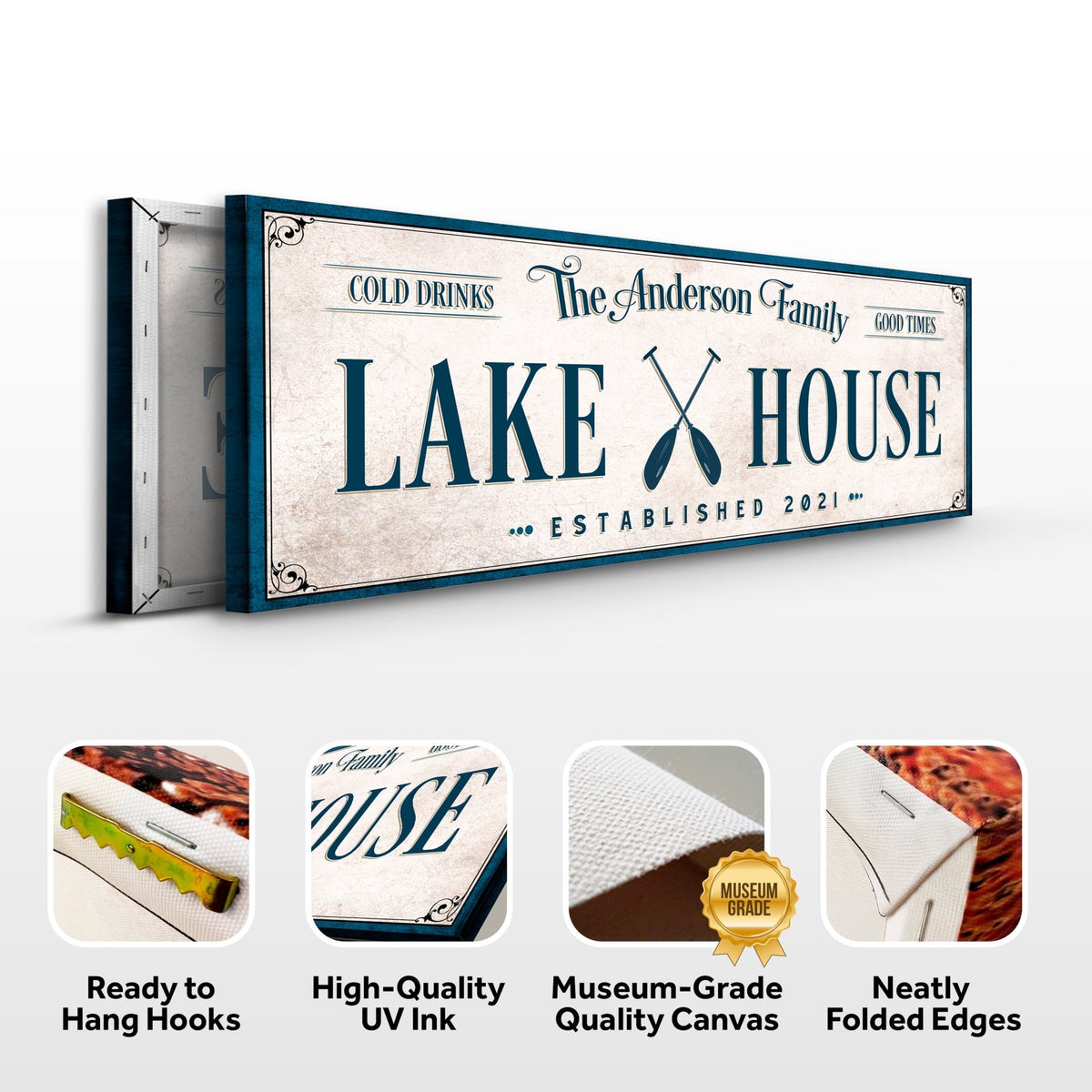 Personalized Lake House Sign IV - SNOODBANGER customs