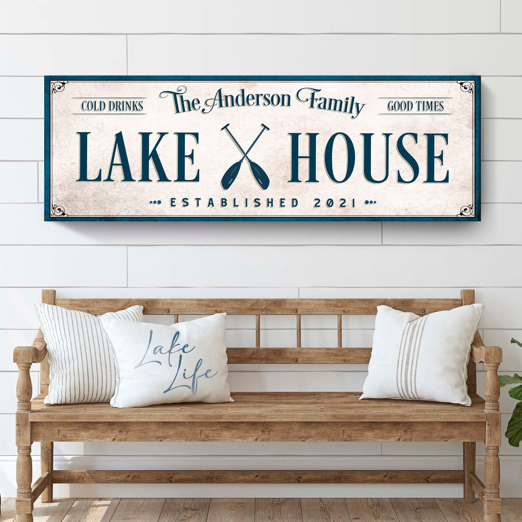Personalized Lake House Sign IV - SNOODBANGER customs