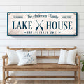 Personalized Lake House Sign IV - SNOODBANGER customs