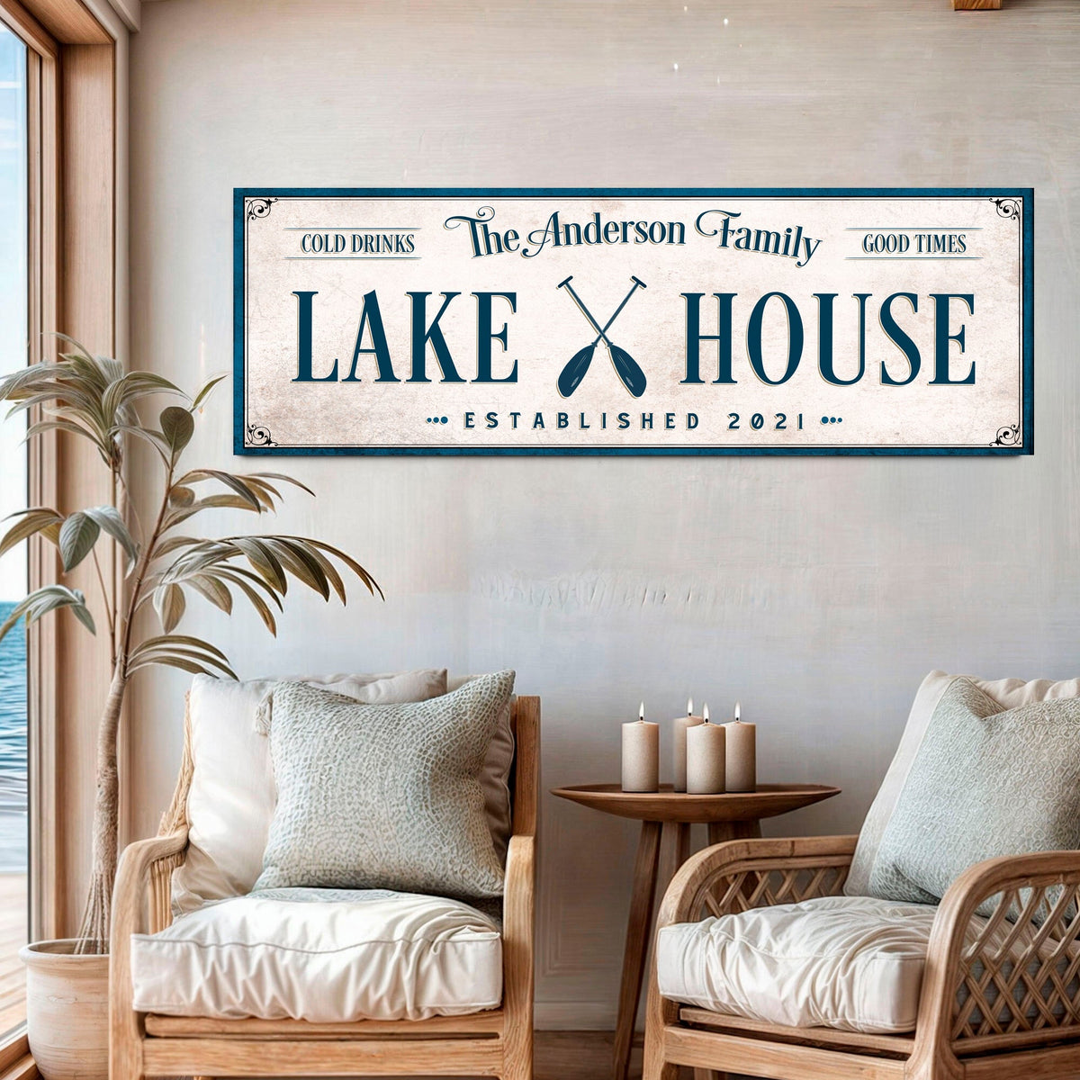 Personalized Lake House Sign IV - SNOODBANGER customs