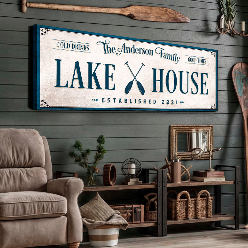 Personalized Lake House Sign IV - SNOODBANGER customs
