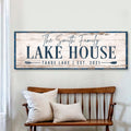 Personalized Lake House Sign V - SNOODBANGER customs