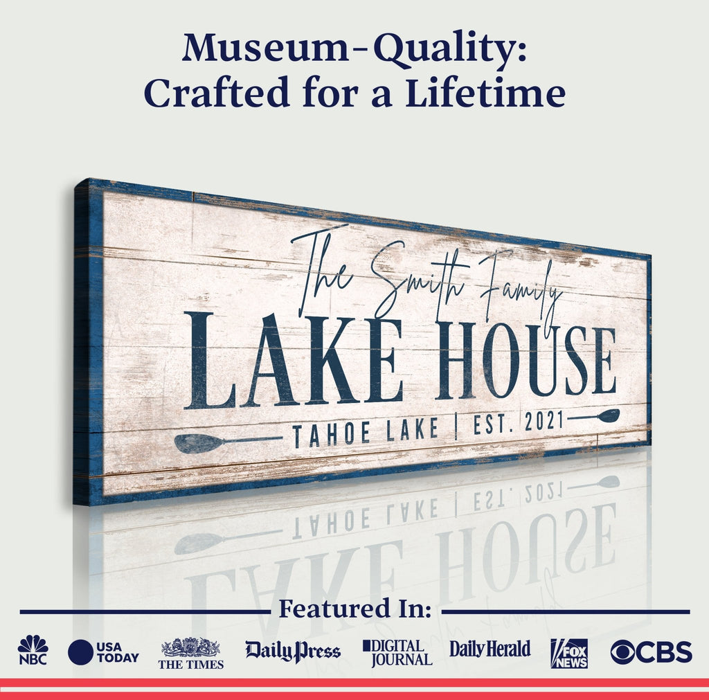 Personalized Lake House Sign V - SNOODBANGER customs