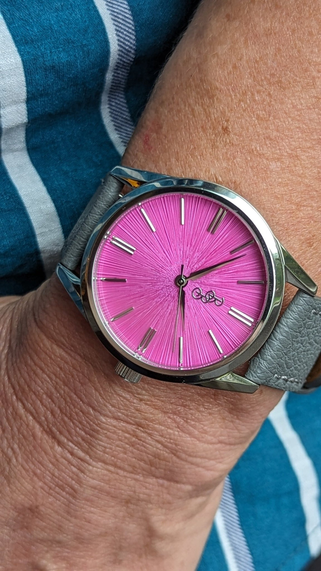 Pink Sunburst Watch - SNOODBANGER customs