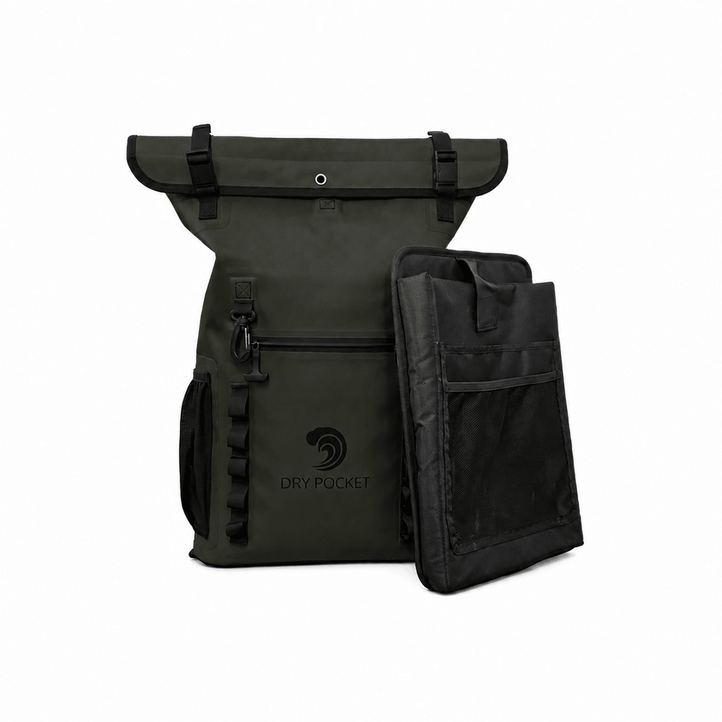 [PRE-ORDER] Waterproof Floating Backpack Dry Bag - Olive Night [Arriving August] - SNOODBANGER customs